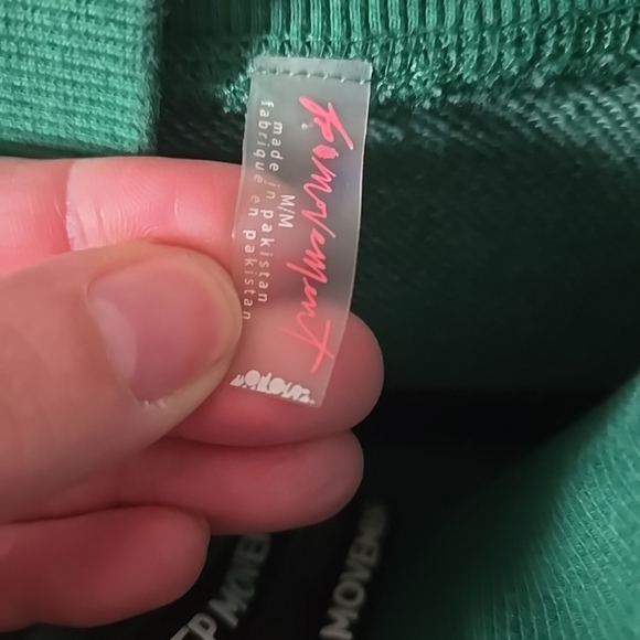 Free People Movement High Jump Zip Up Sweatshirt Green M - Picture 5 of 6